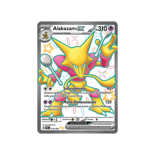 Pokémon Alakazam ex 215/091 Destino di Paldea ITA
