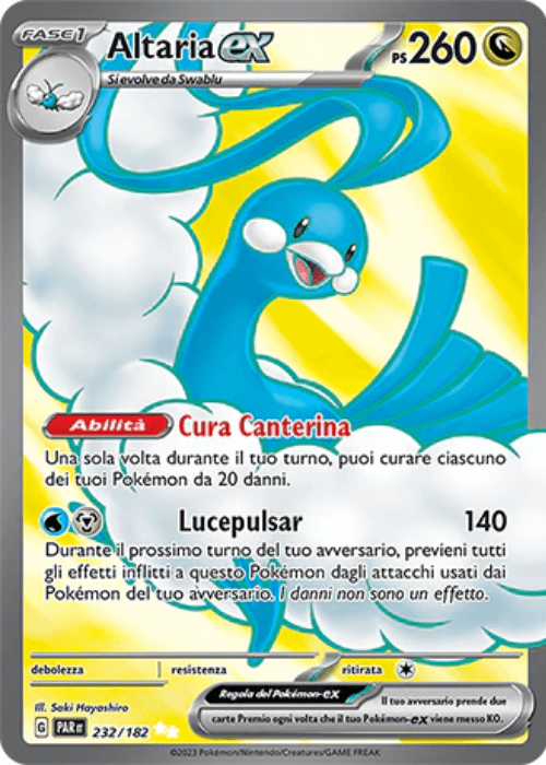 Pokémon Altaria ex 232/182 Paradosso Temporale ITA