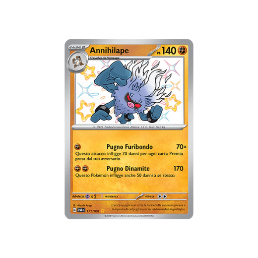 Pokémon Annihilape 171/091 Destino di Paldea ITA