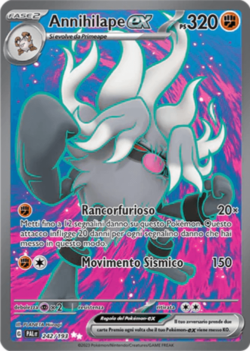 Pokémon Annihilape ex 242/193 Evoluzioni a Paldea ITA