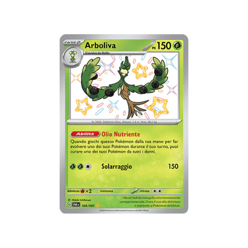Pokémon Arboliva 104/091 Destino di Paldea ITA