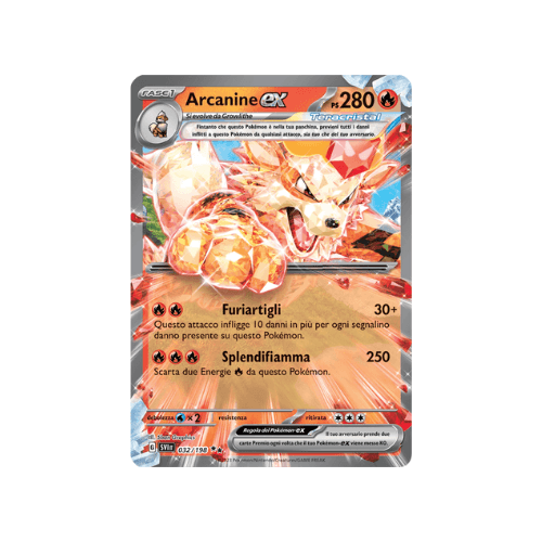 Pokémon Arcanine ex 032/198 Scarlatto & Violetto ITA
