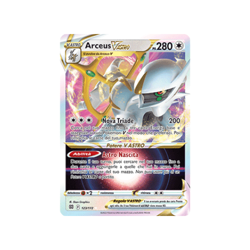 Pokémon Arceus VASTRO 123/172 Astri Lucenti ITA
