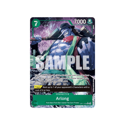 Arlong 023 Alternate Art OP11 ENG