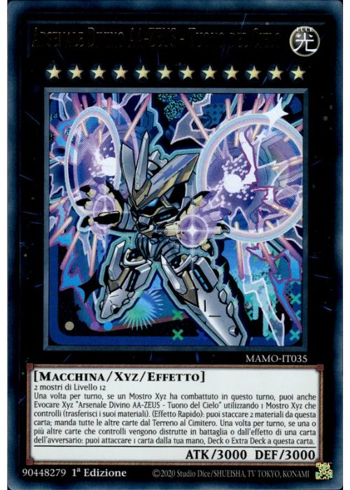 Yu-Gi-Oh! Arsenale Divino AA-ZEUS - Tuono del Cielo MAMO 035 I Magnifici Monstri ITA