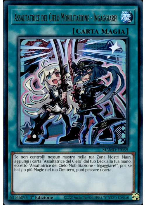Yu-Gi-Oh! Assaltatrice del Cielo Mobilitazione - Ingaggiare! MAMO 039 I Magnifici Monstri ITA