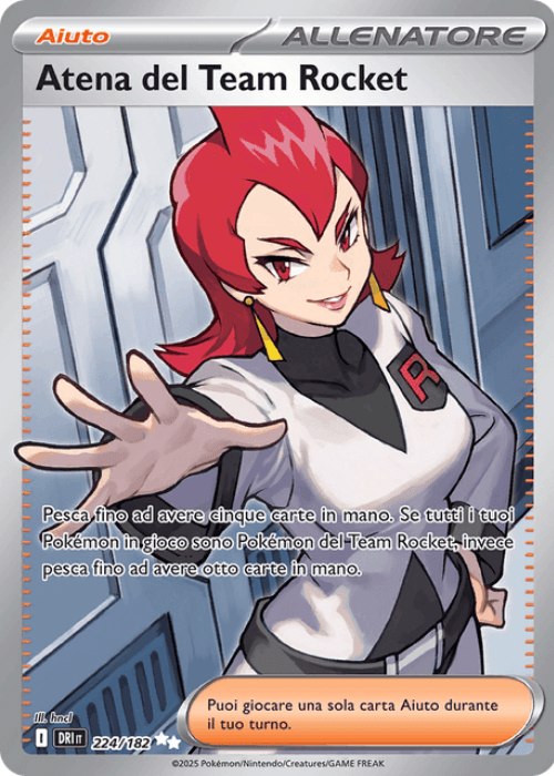 Pokémon Atena del Team Rocket 224/182 Rivali Predestinati ITA