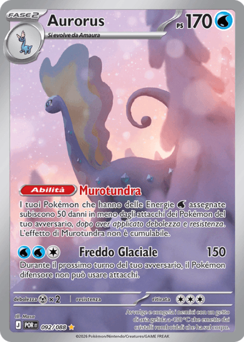 Pokémon Aurorus 092/088 Equilibrio Perfetto ITA