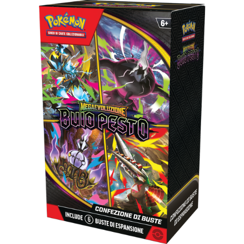 Pokémon Megaevoluzione Buio Pesto Bundle 6 Buste ITA