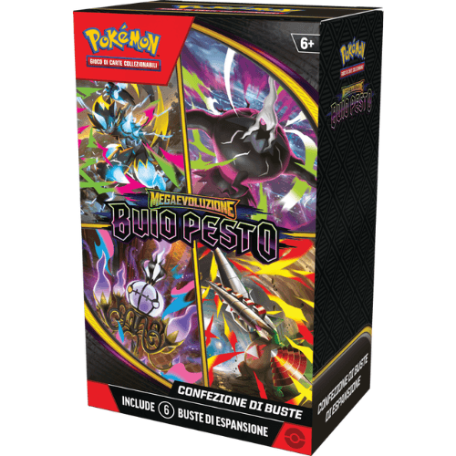 Pokémon Megaevoluzione Buio Pesto Bundle 6 Buste ITA