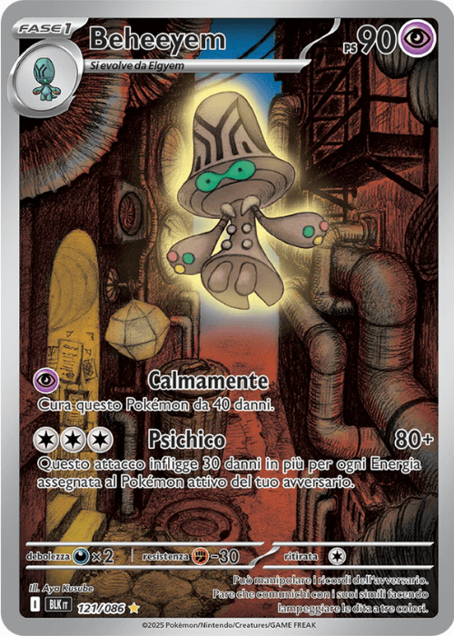 Pokémon Beheeyem 121/086 Luce Nera ITA