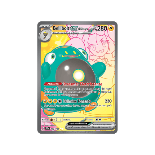 Pokémon Bellibolt ex di Kissara 172/159 Avventure Insieme ITA