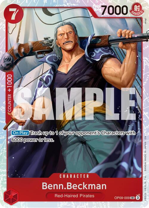 One Piece Benn.Beckman Super Rare Reprint PRB02 ENG