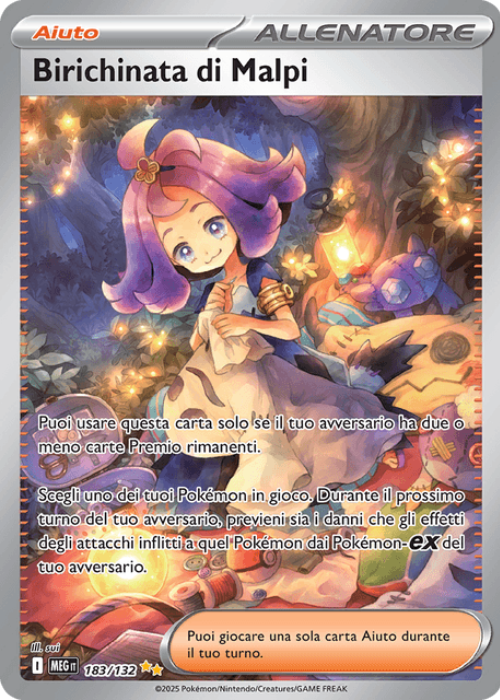 Pokémon Birichinata di Malpi 183/132 Megaevoluzione ITA