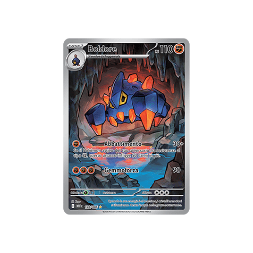 Pokémon Boldore 128/086 Fuoco Bianco ITA