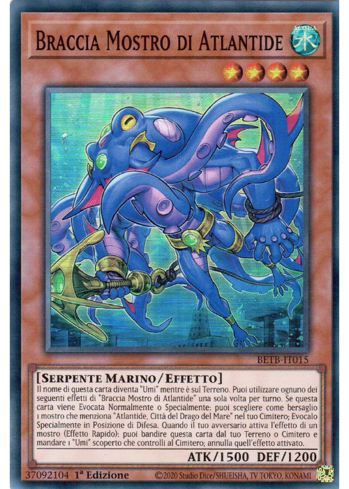 Yu-Gi-Oh! Braccia Mostro di Atlantide BETB 015 Oltre il Coraggio ITA