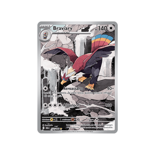 Pokémon Braviary 155/086 Luce Nera ITA