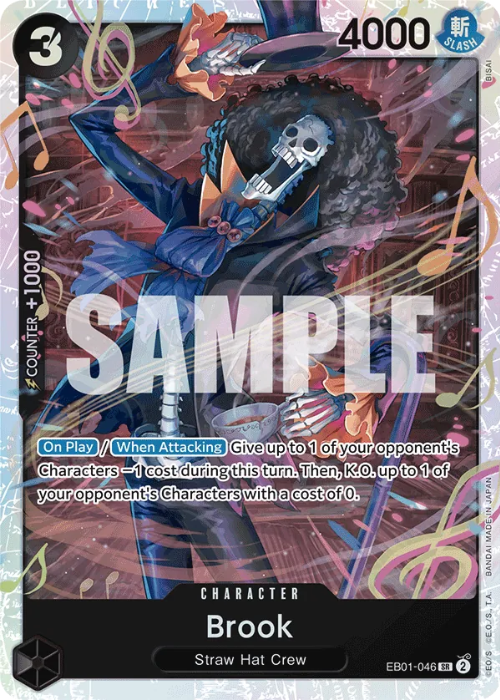 One Piece Brook Super Rare EB01-046 ENG