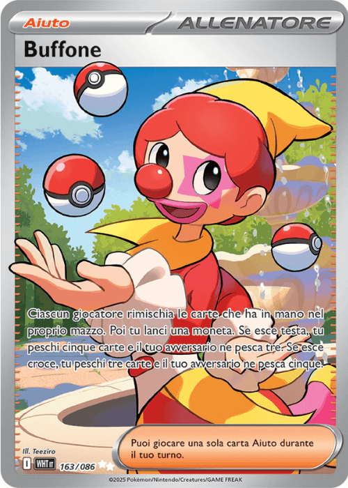Pokémon Buffone 163/086 Fuoco Bianco ITA