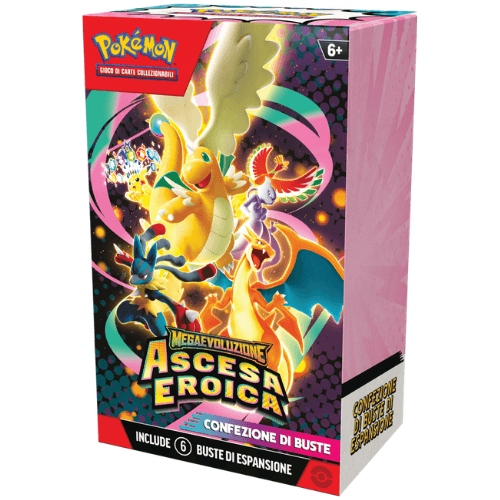 Pokemon Ascesa Eroica Bundle 6 buste ITA