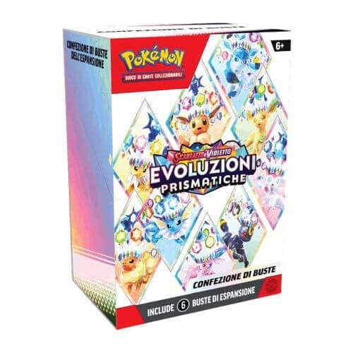Pokémon Evoluzioni Prismatiche Bundle 6 Bustine ITA