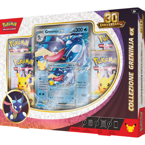 Pokémon 30° Anniversario Collezione Greninja ex ITA