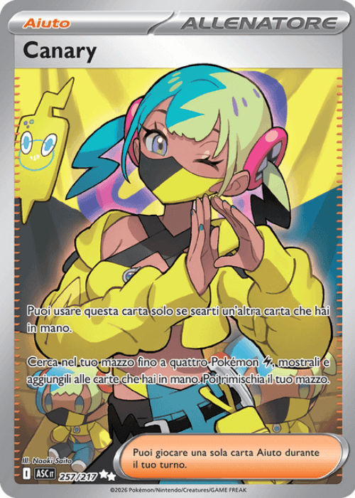 Pokémon Canary 257/217 Ascesa Eroica ITA