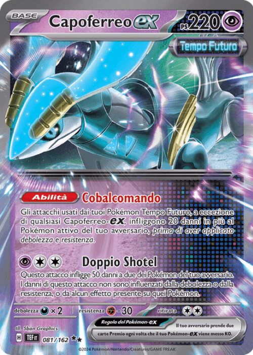 Pokémon Capoferreo ex 081/162 Cronoforze ITA