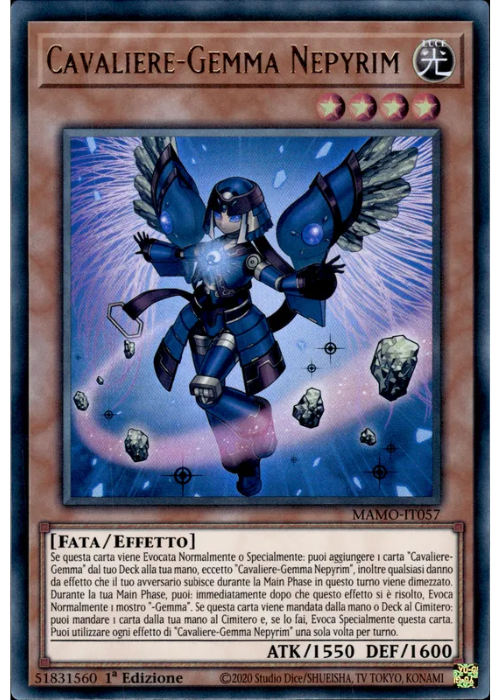 Yu-Gi-Oh! Cavaliere-Gemma Nepyrim MAMO 057 I Magnifici Monstri ITA