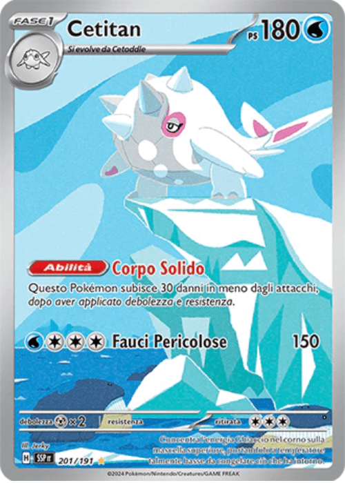 Pokémon Cetitan 201/191 Scintille Folgoranti ITA