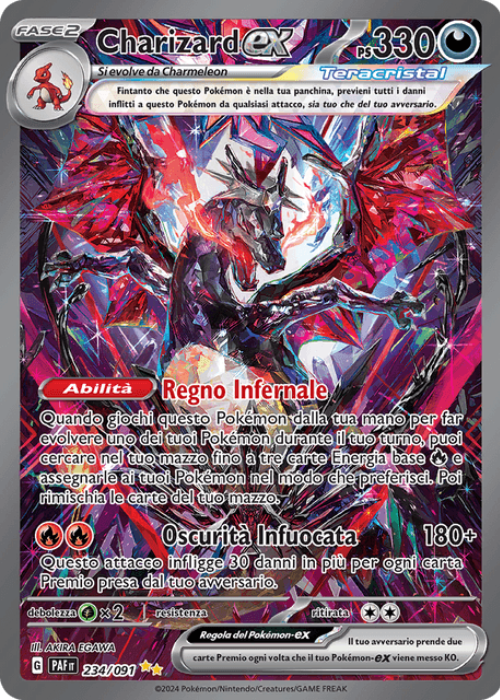 Pokémon Charizard ex 234/091 Destino di Paldea ITA