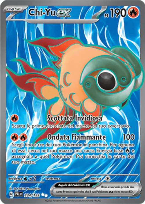 Pokémon Chi-Yu ex 234/193 Evoluzioni a Paldea ITA
