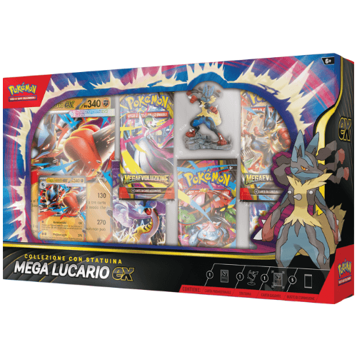 Pokémon Collezione con Statuina Mega Lucario-EX ITA