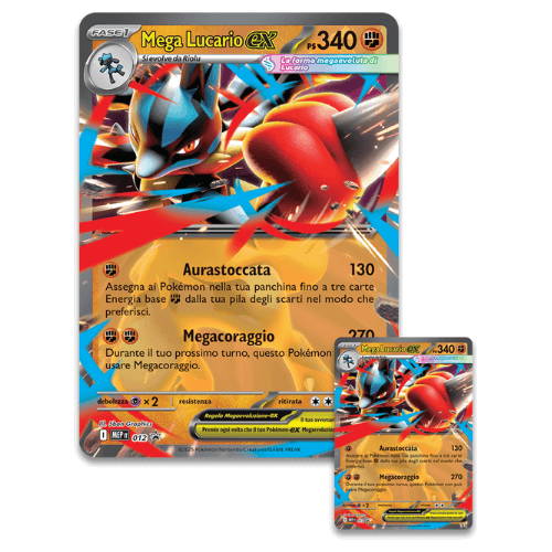 Pokémon Collezione con Statuina Mega Lucario-EX ITA