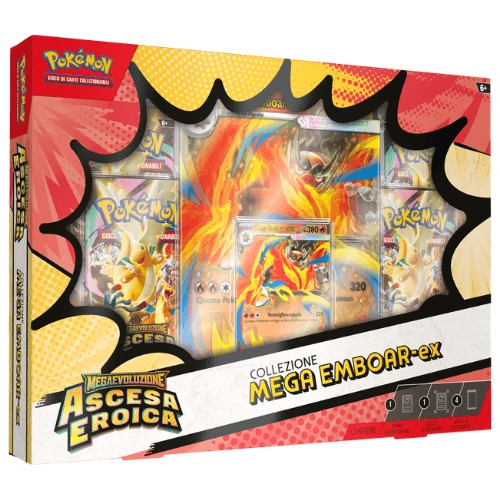 Bundle Pokémon Megaevoluzione Ascesa Eroica Set Completo 4 Collezioni