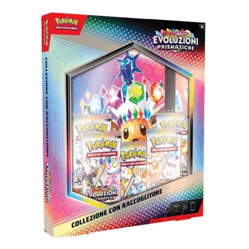 Pokémon Collezione Evoluzioni Prismatiche con Raccoglitore ITA