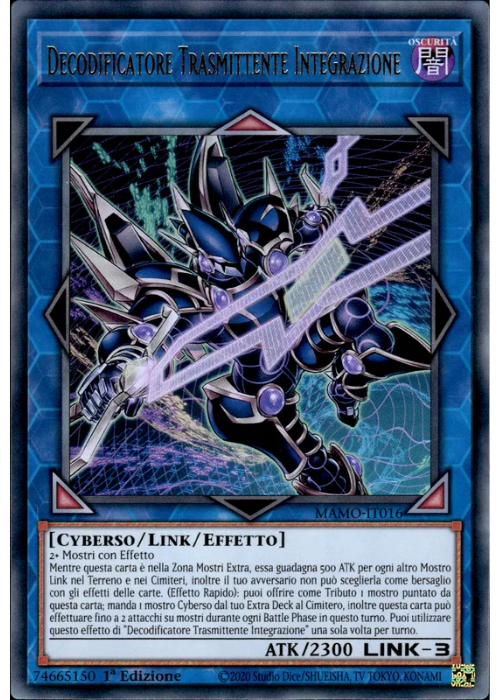 Yu-Gi-Oh! Decodificatore Trasmittente Integrazione MAMO 016 I Magnifici Monstri ITA