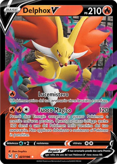 Pokémon Delphox V 027/196 Origine Perduta ITA