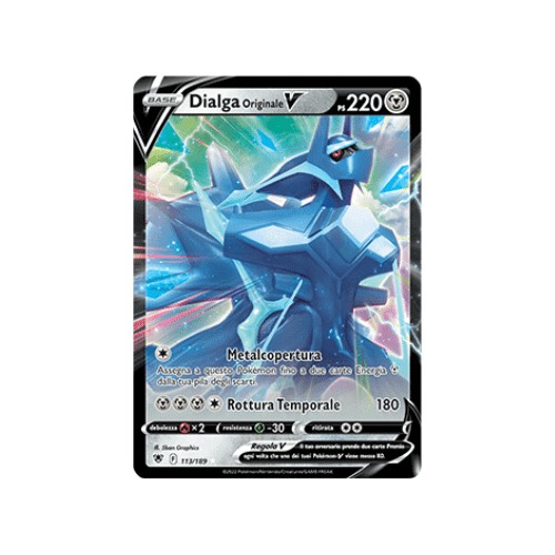 Pokémon Dialga Originale V 113/189 Lucentezza Siderale ITA