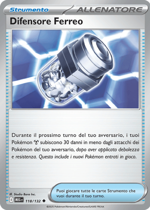 Pokémon Difensore Ferreo 118/132 Megaevoluzione ITA