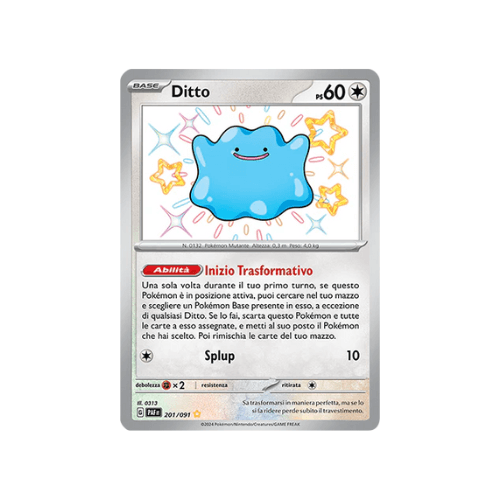 Pokémon Ditto 201/091 Destino di Paldea ITA