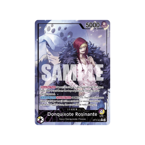 Donquixote Rosinante 061 Leader Alternate Art OP12 ENG