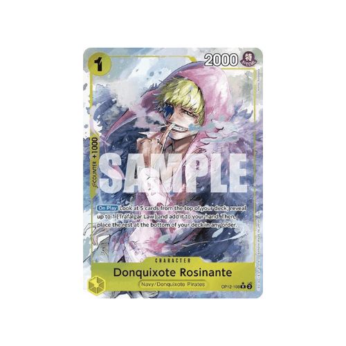 Donquixote Rosinante 108 Alternate Art OP12 ENG