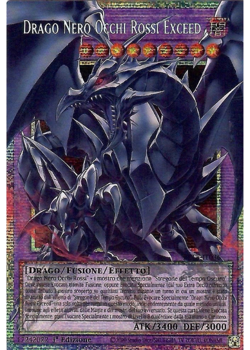 Yu-Gi-Oh! Drago Nero Occhi Rossi Exceed BETB 036 Oltre il Coraggio ITA