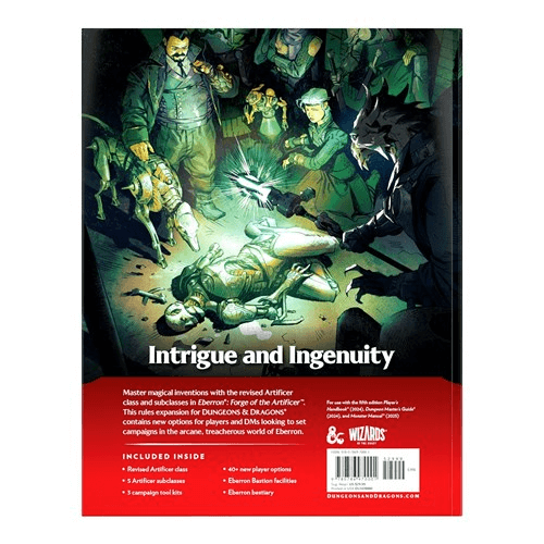 Dungeons & Dragons RPG Eberron Forge of the Artificer ENG