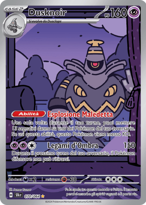 Pokémon Dusknoir 070/064 Segreto Fiabesco ITA
