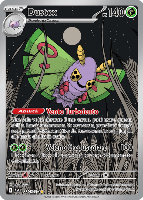 Pokémon Dustox 220/217 Ascesa Eroica ITA