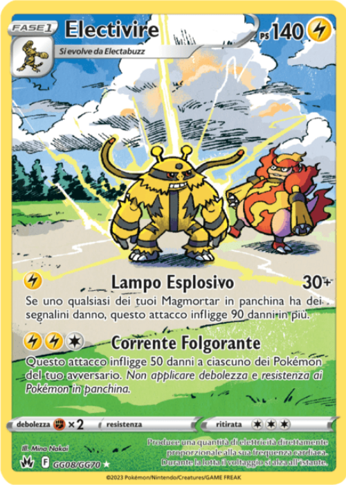 Pokémon Electivire GG08/GG70 Zenit Regale ITA
