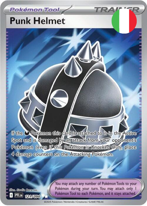 Pokémon Elmo Punk 121/094 Fiamme Spettrali ITA