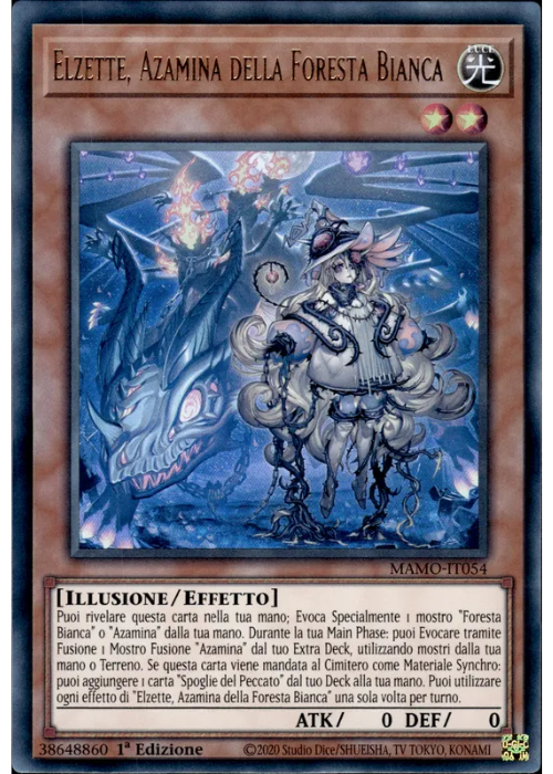 Yu-Gi-Oh! Elzette, Azamina della Foresta Bianca MAMO 054 I Magnifici Monstri ITA